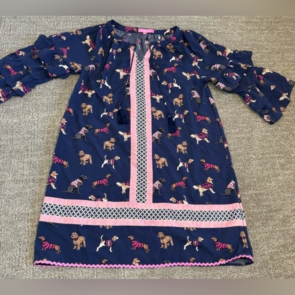 Simply Southern dress size small cutest dog print